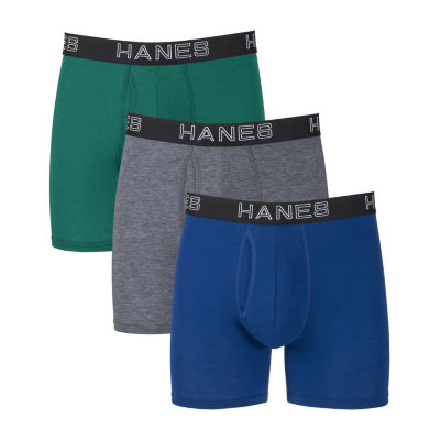 Hanes Ultimate Comfort Flex Fit Total Support Pouch Mens Big 3 Pack Support Pouch Boxer Briefs Ufsbg3