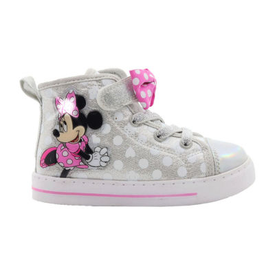 Girls Minnie High Top Slip-On Shoe