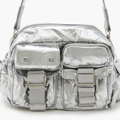 Forever 21 Metallic Cargo Shoulder Bag Shoulder Bag