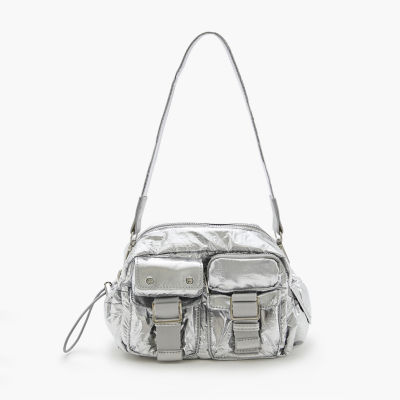 Forever 21 Metallic Cargo Shoulder Bag Shoulder Bag