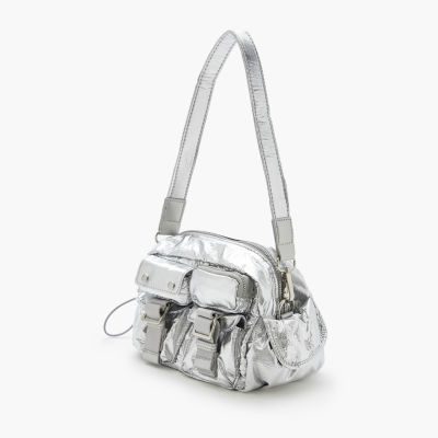 Forever 21 Metallic Cargo Shoulder Bag Shoulder Bag