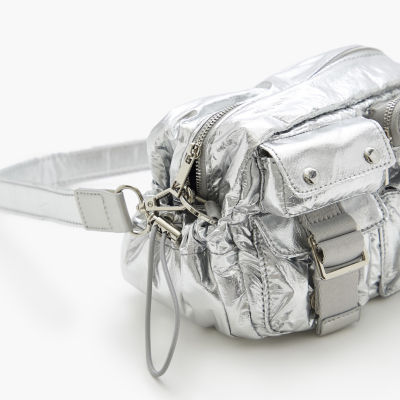 Forever 21 Metallic Cargo Shoulder Bag Shoulder Bag