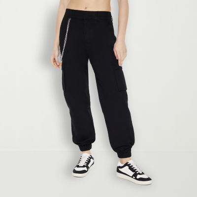 Forever 21 Twill Womens Mid Rise Jogger Pant Juniors