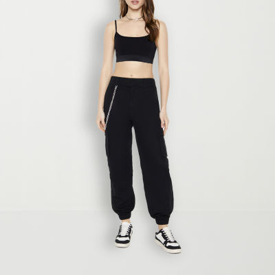 Forever 21 Twill Womens Mid Rise Jogger Pant Juniors