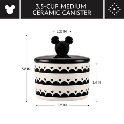 Disney Home Monochrome 28.3oz Ceramic Jar