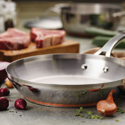 Anolon Nouvelle Stainless Steel 2-pc Frying Pan Set