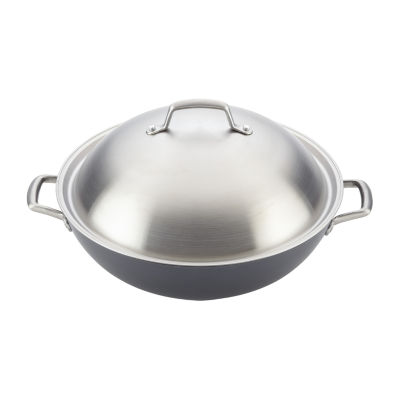 Anolon Accolade 13.5" Non-Stick Wok with Lid