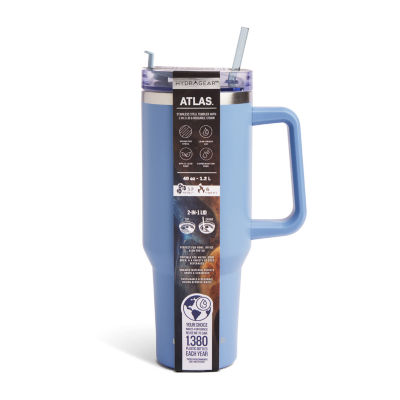 Hydragear Powder 40oz. Atlas Water Bottle with Straw