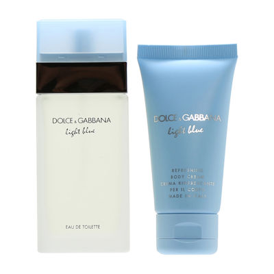 DOLCE&GABBANA Light Blue Ladies Eau De Toilette 1.7 Oz 2-Pc Gift Set ($126 Value)