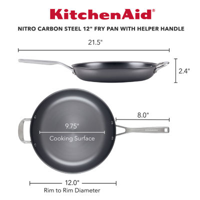 KitchenAid Nitro Carbon Steel 12" Frying Pan