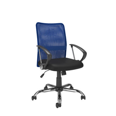 Corliving Workspace Contoured Mesh Back Office Chair One Size Blue 211$