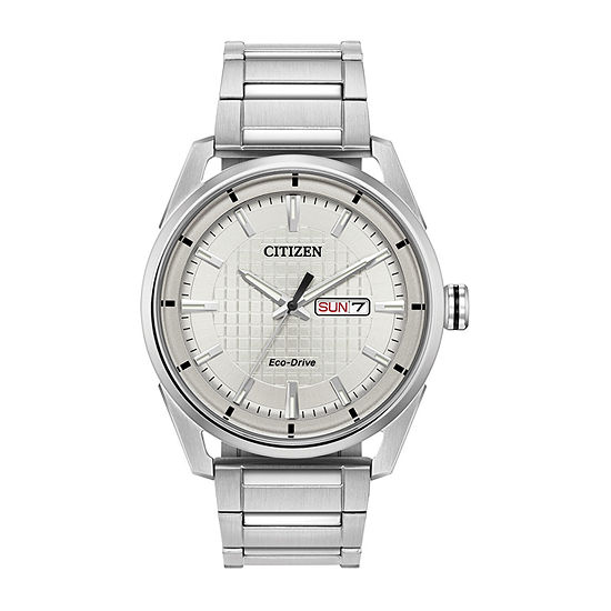 Drive from Citizen Mens Silver Tone Stainless Steel Bracelet Watch Aw0080-57a