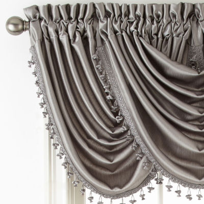 Royal Velvet Hilton Rod-Pocket Waterfall Valance