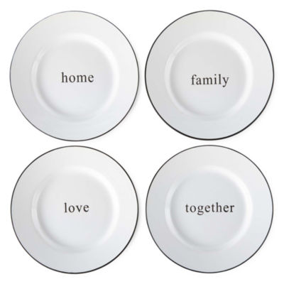 JCPenney Home 4-pc. Stoneware Salad Plate