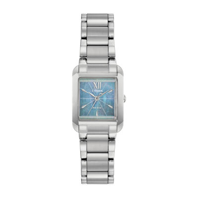 Citizen Bianca Womens Silver Tone Stainless Steel Bracelet Watch Ew5551-56n