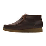 Clarks Mens Shacre Flat Heel Lace Up Boots