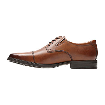 Tilden Leather Cap-Toe Dress Shoes-JCPenney