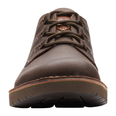 clarks brown trainers