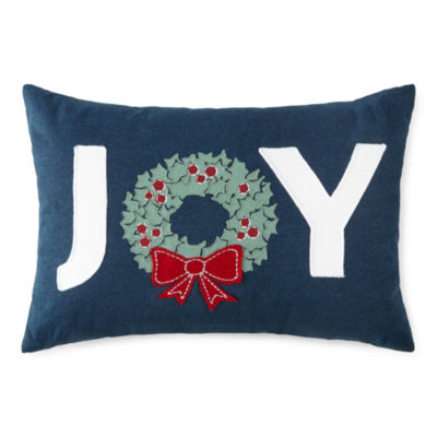 North Pole Trading Co. Holiday Joy Lumbar Pillow