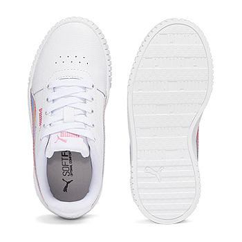limpiar subterraneo Químico Puma Carina 2.0 Groovin Little Girls Sneakers, Color: Puma White Pink -  JCPenney