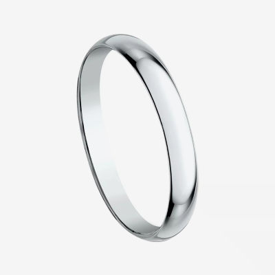 2MM 10K White Gold Wedding Band