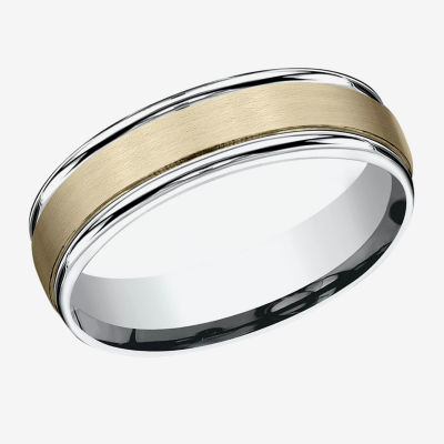 Jcpenney mens white gold deals wedding bands