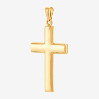 14K Yellow Gold Reversible Cross Charm