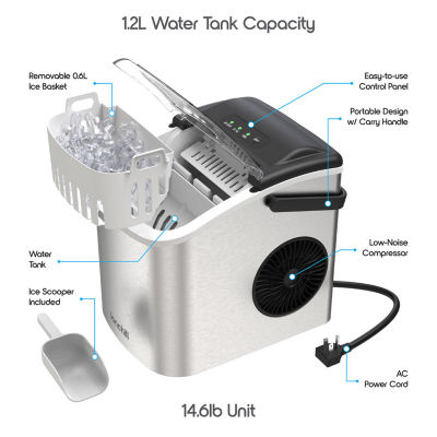 Hicon New Tabletop Ice Maker Portable Small Ice Maker Machine for  Auto/Hunting/Camping/Outing - China Small Ice Maker Machine and Portable  Ice Maker Machine price