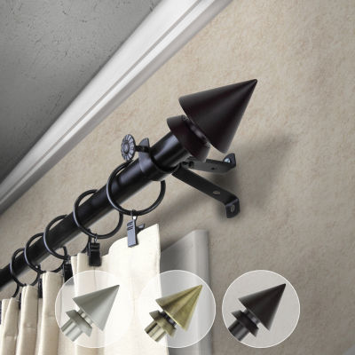 Rod Desyne Cone 13/16 IN Adjustable Curtain Rod
