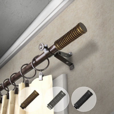Rod Desyne Threaded 13/16" Adjustable Curtain Rod
