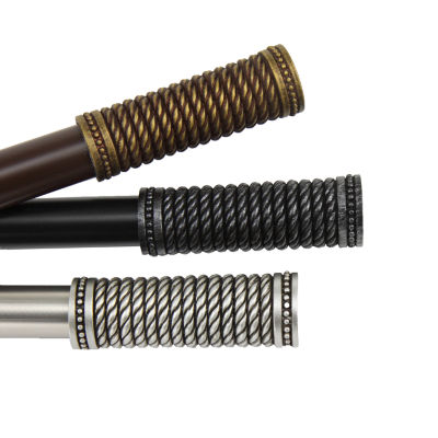 Rod Desyne Threaded 13/16" Adjustable Curtain Rod