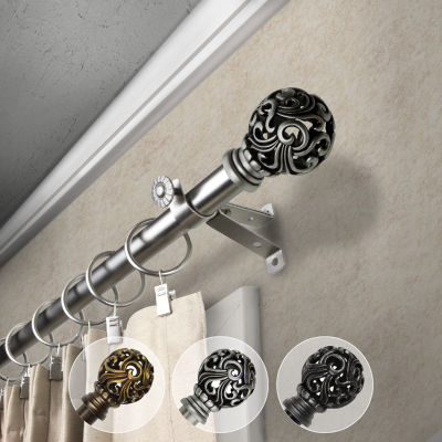 Rod Desyne Adora 13/16" Adjustable Curtain Rod