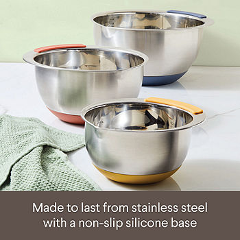 Stainless Steel Mixing Bowl Set, 3-Piece