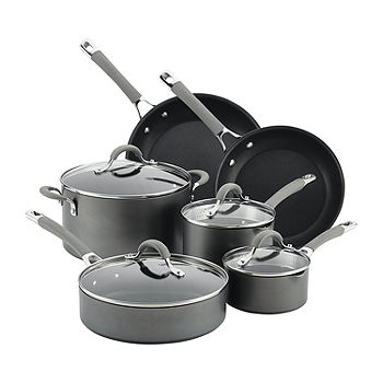 Circulon Elementum Hard Anodized 10-pc. Cookware Set, Color: Oyster Gray -  JCPenney