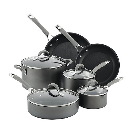 Circulon Elementum Hard Anodized 10-pc. Cookware Set, One Size, Gray