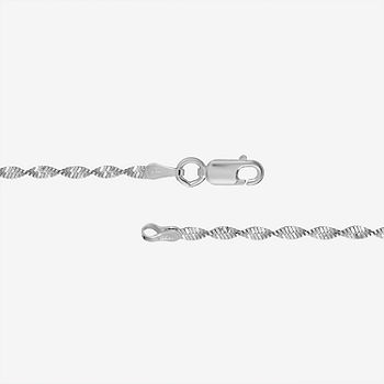 Sterling Silver 16 inch Snake 025 Chain