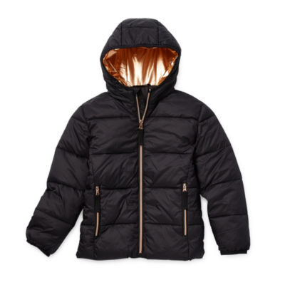 Thereabouts Little & Big Girls Hooded Packable Midweight Puffer Jacket