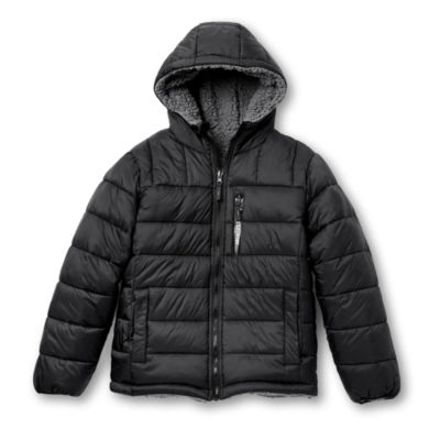 Free Country Boys Reversible Water Resistant Midweight Puffer Jacket