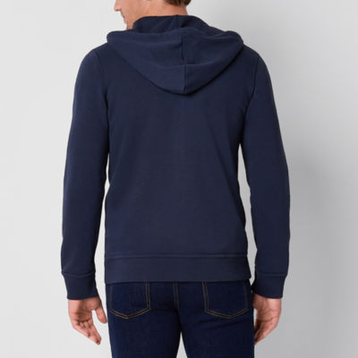 mutual weave Mens Long Sleeve Zipper Hoodie