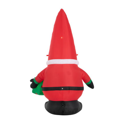 Glitzhome 6ft Lighted Gnome Decor Christmas Outdoor Inflatable