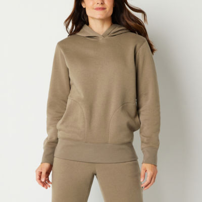 Xersion Classic Fleece Womens Long Sleeve Hoodie Tall - JCPenney