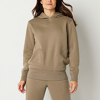 Xersion Womens Oversized Fleece Long Sleeve Hoodie - JCPenney
