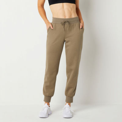 Xersion Womens Fleece Mid Rise Jogger Pant JCPenney