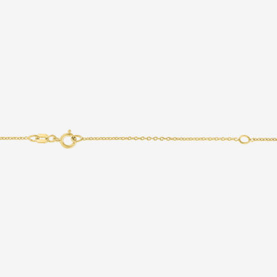 Diamond Accent "Inspire" (G-H / I1-I2) Sunflower Womens Diamond Accent Lab Grown White Diamond 14K Gold Over Silver Flower 16 Inch Pendant Necklace