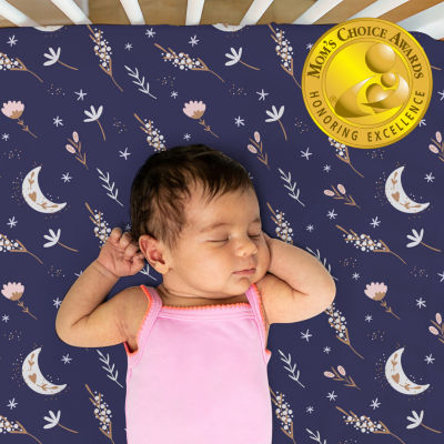 The Peanutshell Lunar Love 4-pc. Crib Sheet