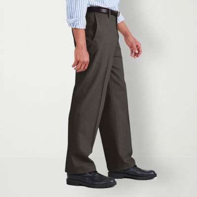 Dockers Signature Iron Free Khaki With Stain Defender Mens Relaxed Fit Flat Front Pant