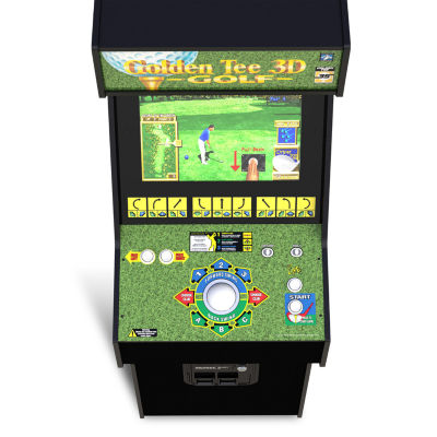 Arcade 1up Golden Tee 3d Deluxe Arcade Machine