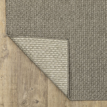 Covington Home Carina Textures 39X60 Indoor Outdoor Rectangular Accent Rug, One Size, Gray