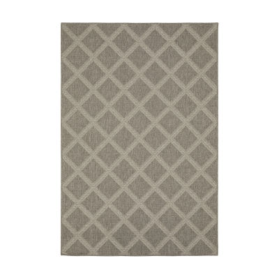 Covington Home Carina Woven Diamonds 39"X60" Indoor Outdoor Rectangular Accent Rug