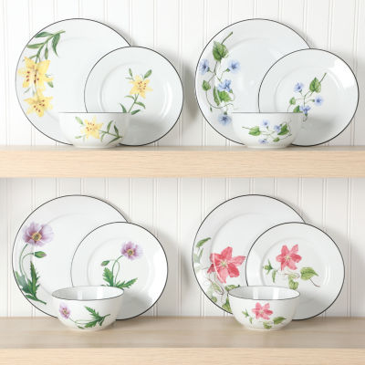 Martha Stewart Botanical Garden 12-pc. Ceramic Dinnerware Set